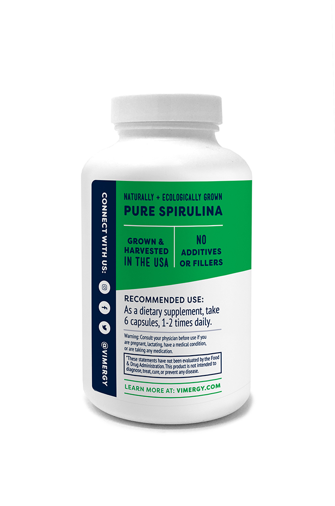 Vimergy_CAPSULES_2019_500cc-Spirulina-mock_Left